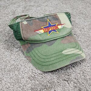 Top Gun Movie Unisex Visor Hat Paramount Park Snap Camo Green One Size Fits All